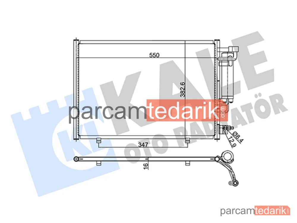 342870 | Klima Kondenseri — Ford Fiesta VI
