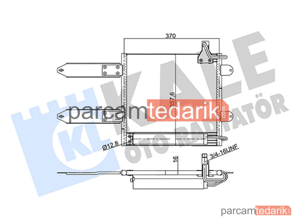 342930 | Klima Kondenseri — VW Polo III, VW Lupo I, Seat Arosa