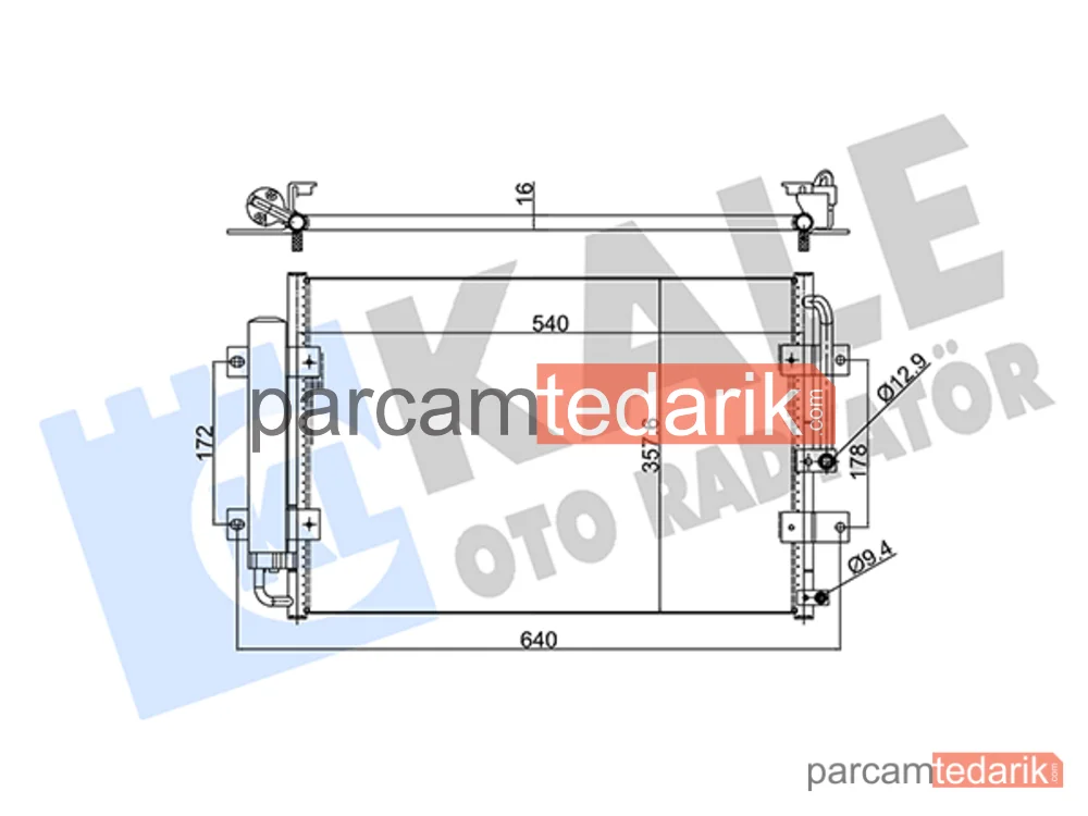 342985 | Klima Kondenseri — Hyundai H100