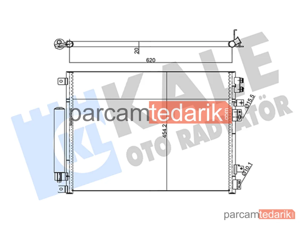 343140 | Klima Kondenseri — Chrysler 300C Touring, Chrysler 300C