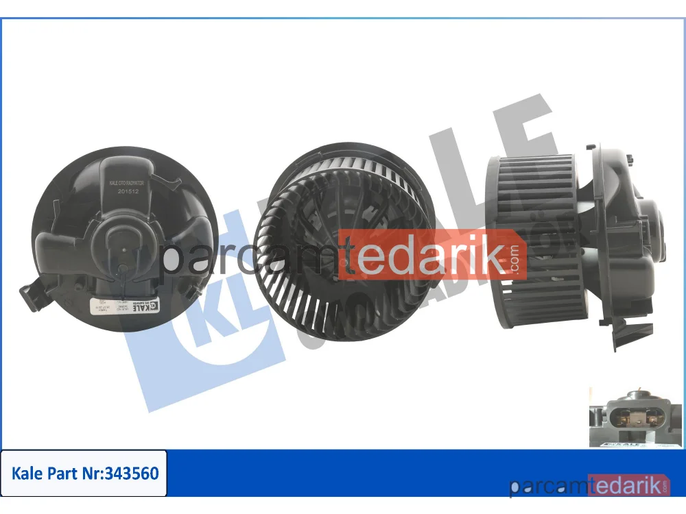 343560 | Kalorifer Fan Motoru — Renault Clio III, Renault Clio III Grandtour, Renault Clio III Kasa/eğik Arka
