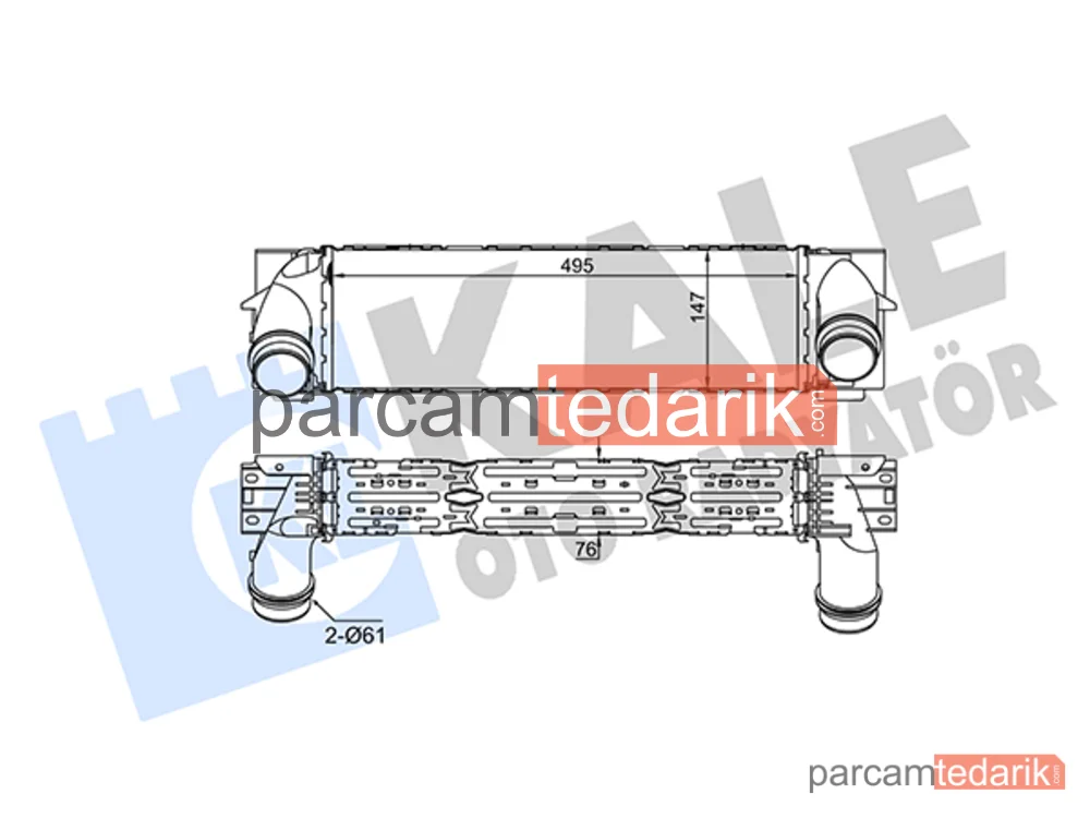 344835 | Turbo Radyatörü — BMW X3, BMW X4