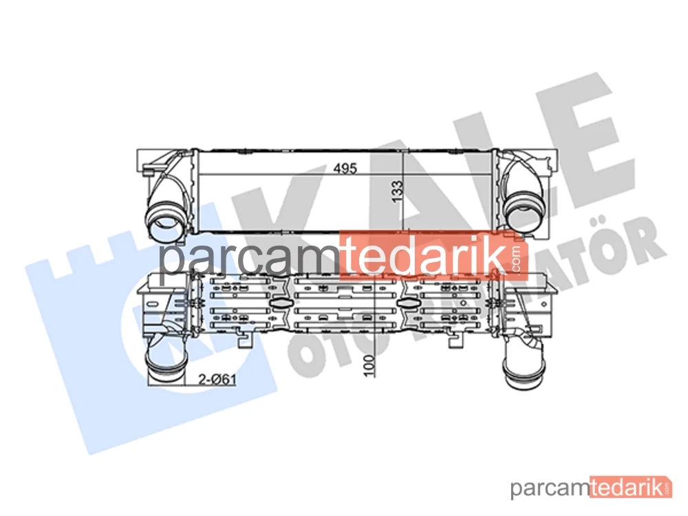 344840 | Turbo Radyatörü — BMW 1, BMW 3, BMW 4 Gran Coupe