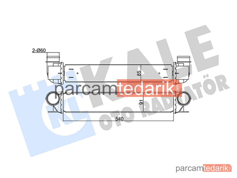 344850 | Turbo Radyatörü — BMW 5, BMW 5 Touring, BMW 7