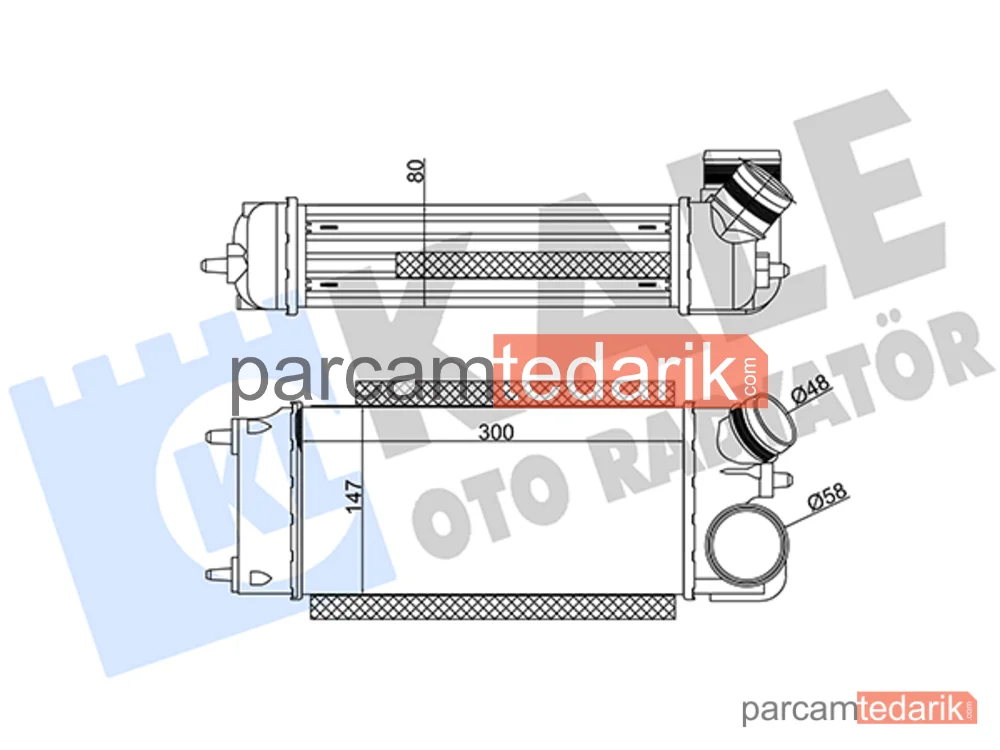344910 | Turbo Radyatörü — Ford Fiesta VI