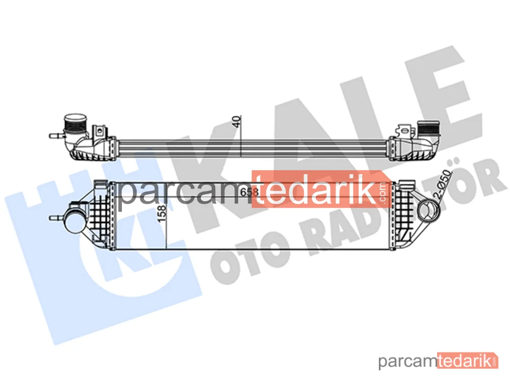 344915 | Turbo Radyatörü — Ford C-Max II, Ford Grand C-Max, Ford Focus III