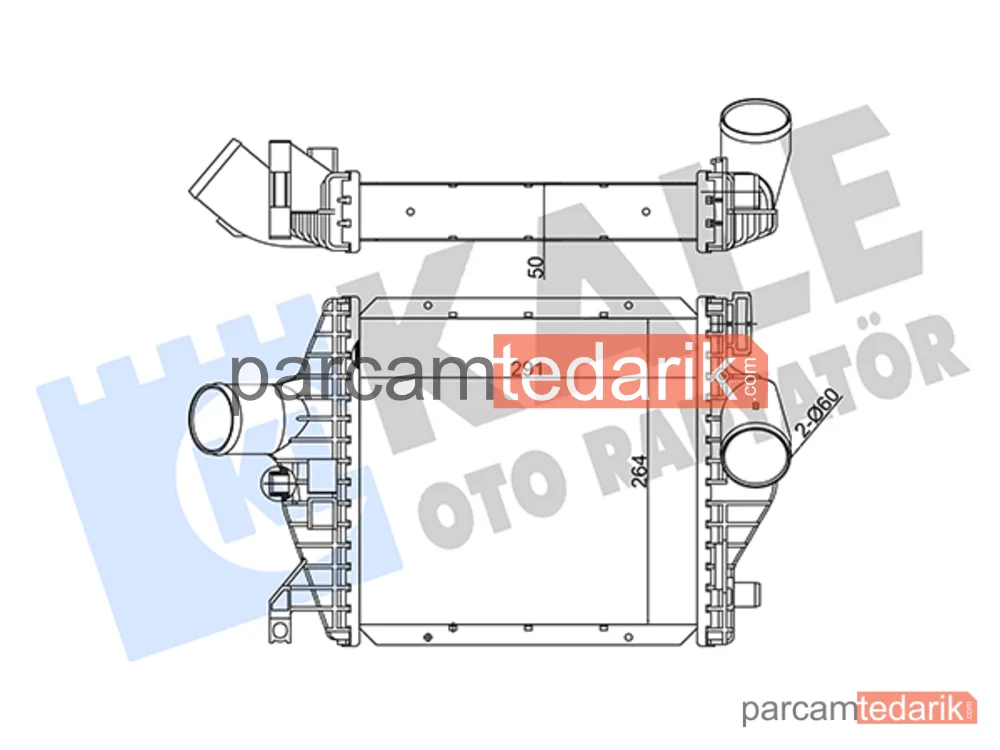 344995 | Turbo Radyatörü — Mercedes-Benz V-Serisi, Mercedes-Benz Vito