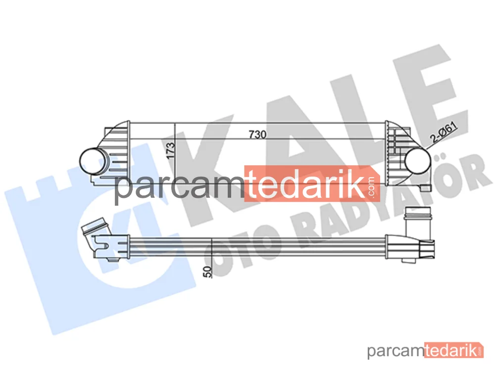 Turbo Radyatörü — Nissan NV400, Opel Movano B, Renault Master III - 345035