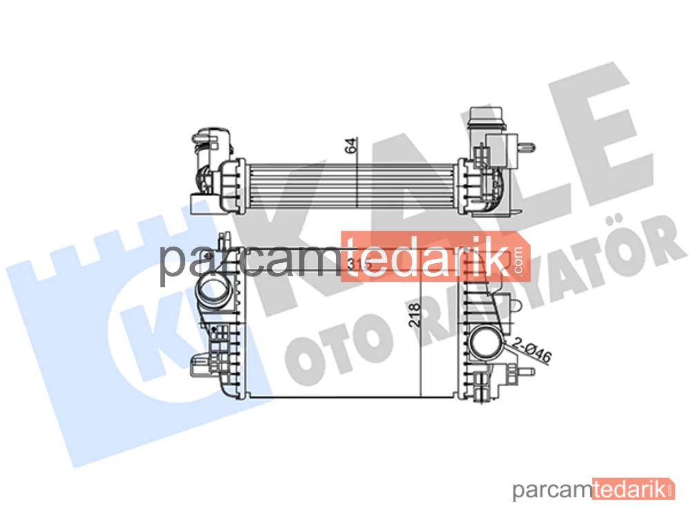 345065 | Turbo Radyatörü — Opel Meriva B MPV