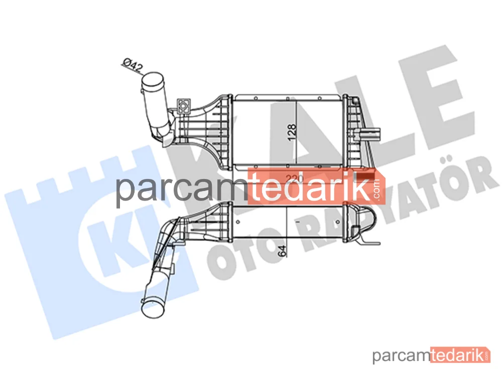Turbo Radyatörü — Opel Astra G, Opel Zafira A MPV - 345200