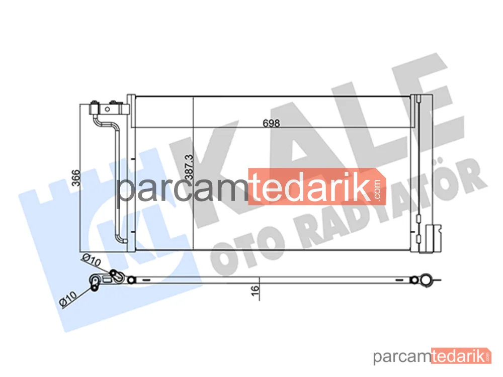 345220 | Klima Kondenseri — Ford Focus III, Ford C-Max II, Ford Grand C-Max