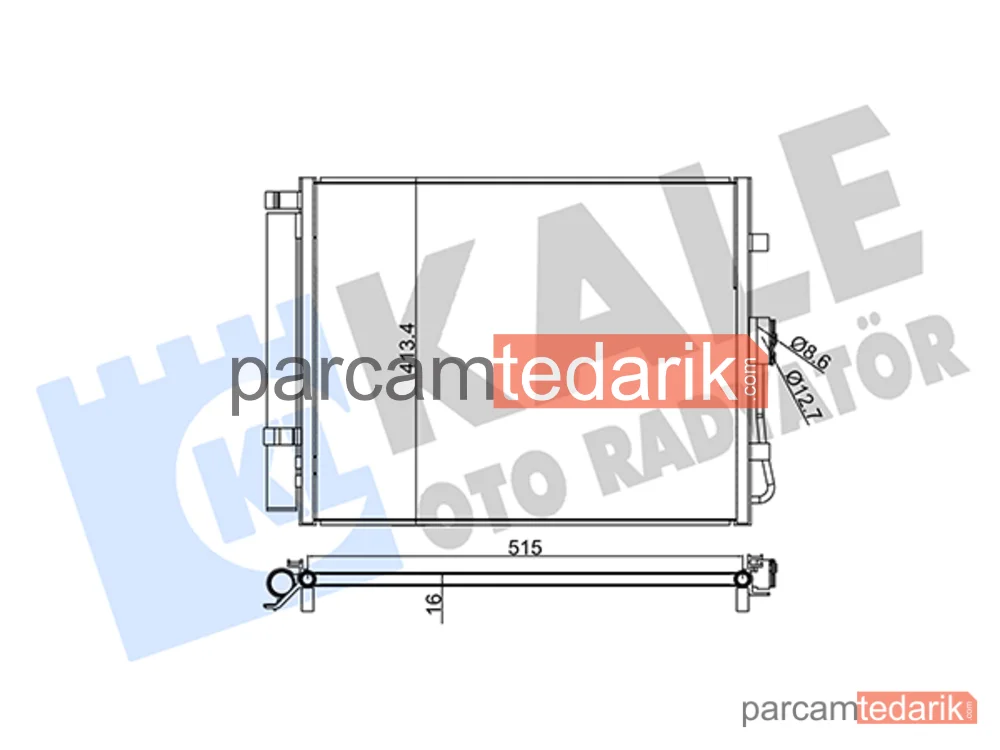 345240 | Klima Kondenseri — Kia Soul I
