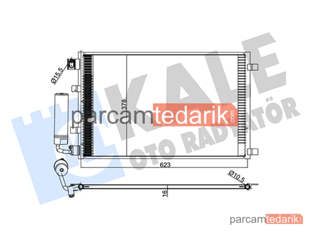 345265 | Klima Kondenseri — Nissan Qashqai I