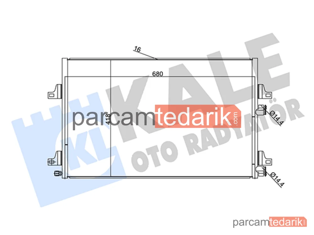 345290 | Klima Kondenseri — Renault Espace IV