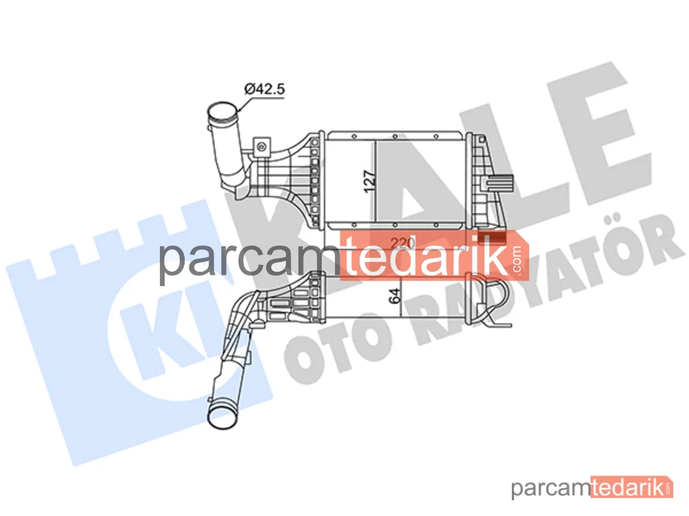 Turbo Radyatörü — Opel Astra G, Opel Zafira A MPV, Opel Astra G Cabrio - 345300
