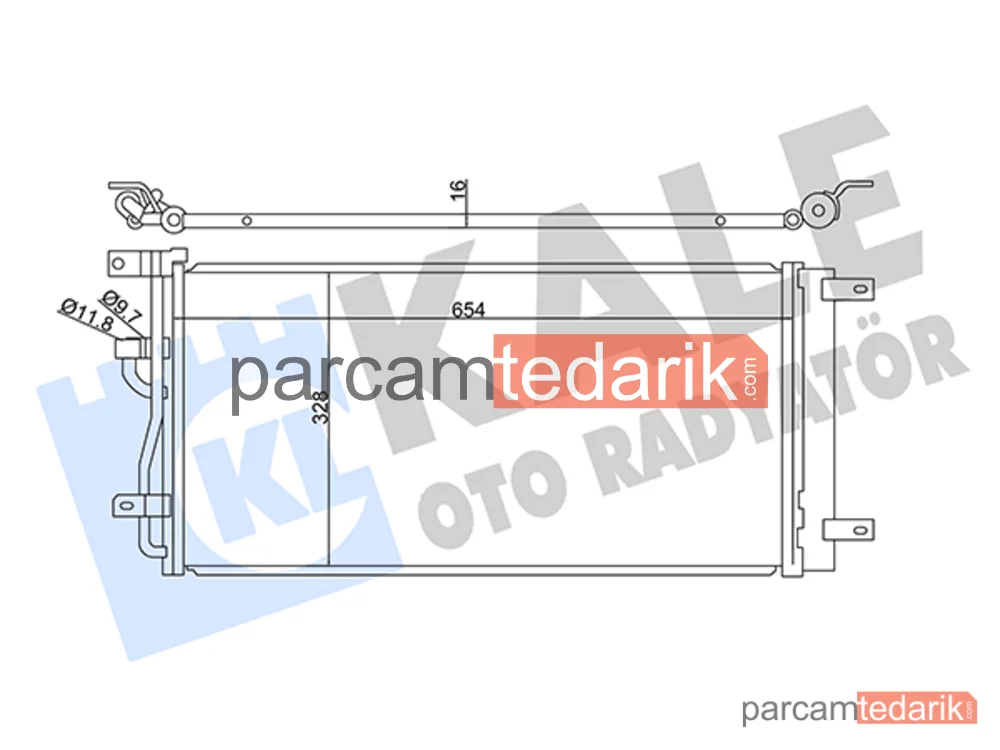 345325 | Klima Kondenseri — Chevrolet Captiva, Opel Antara A