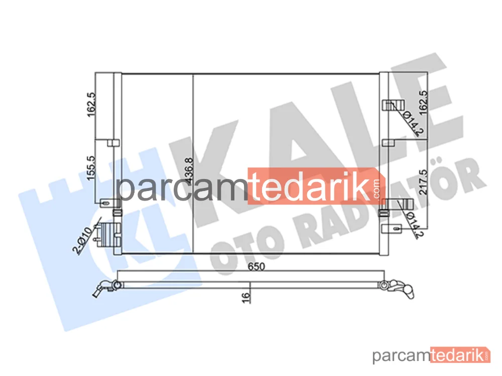 345380 | Klima Kondenseri — Ford Mondeo III