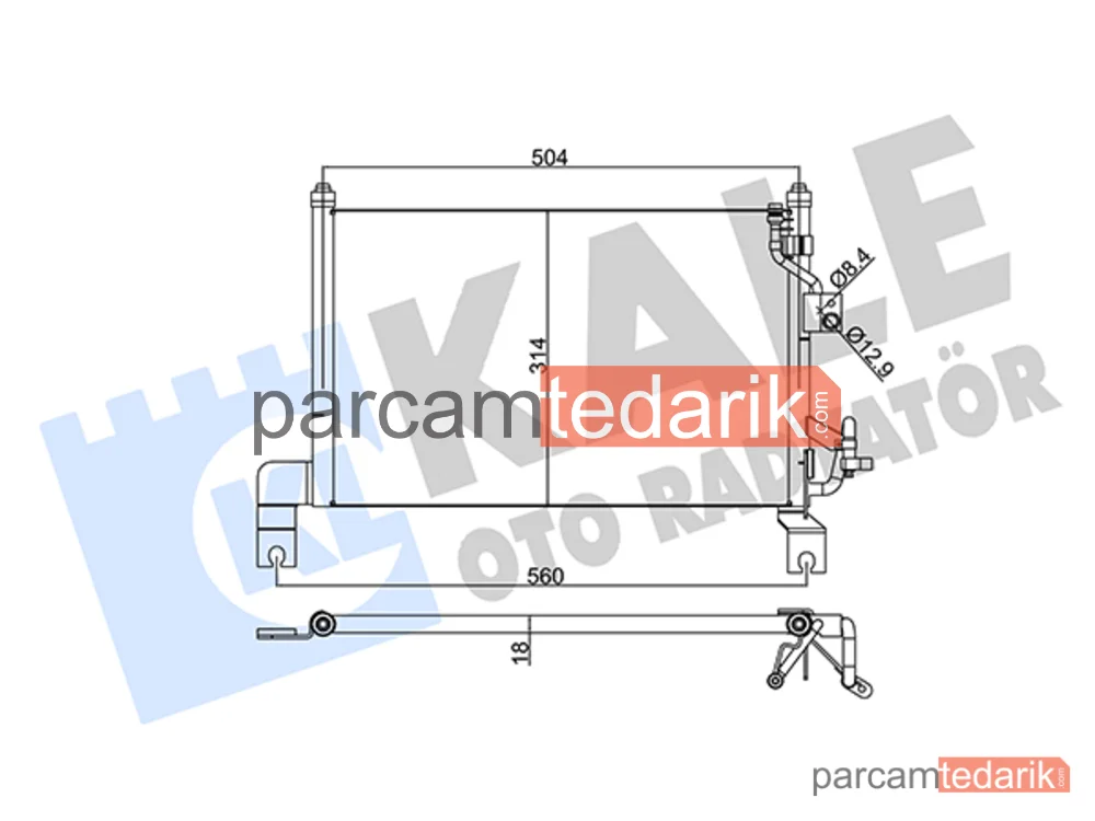 345385 | Klima Kondenseri — Ford Ranger, Mazda B-Serie