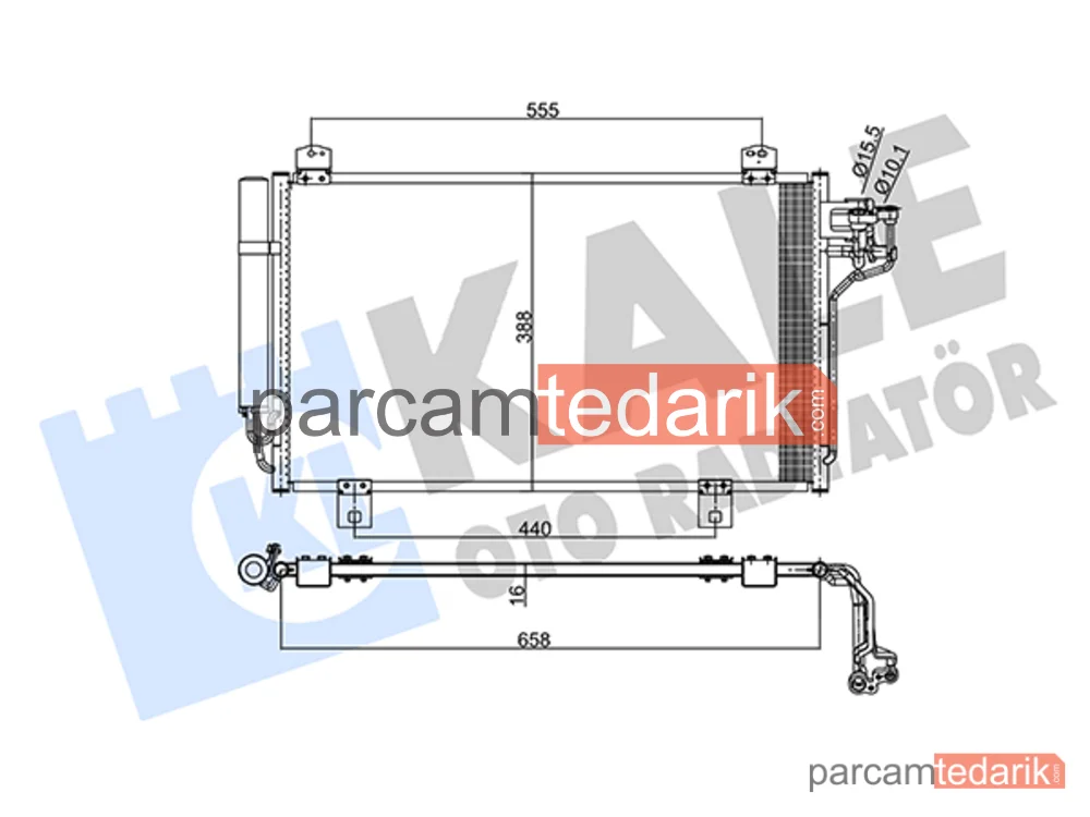 345495 | Klima Kondenseri — Mazda 3, Mazda 6