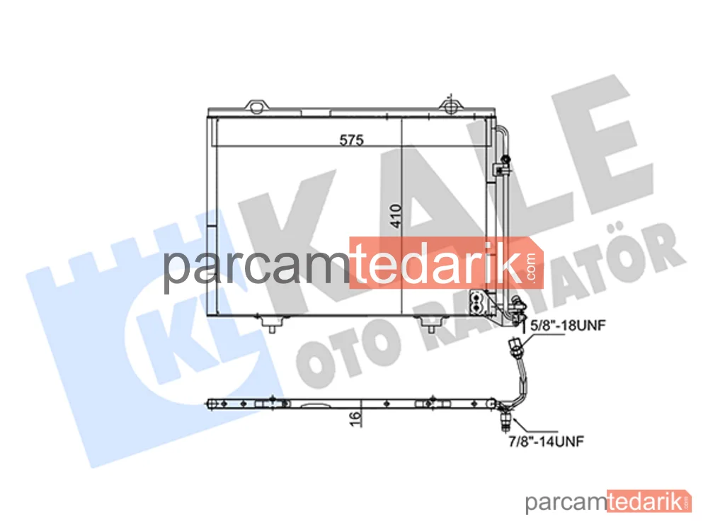 345510 | Klima Kondenseri — Mercedes-Benz SLK, Chrysler Crossfire, Chrysler Crossfire Roadster