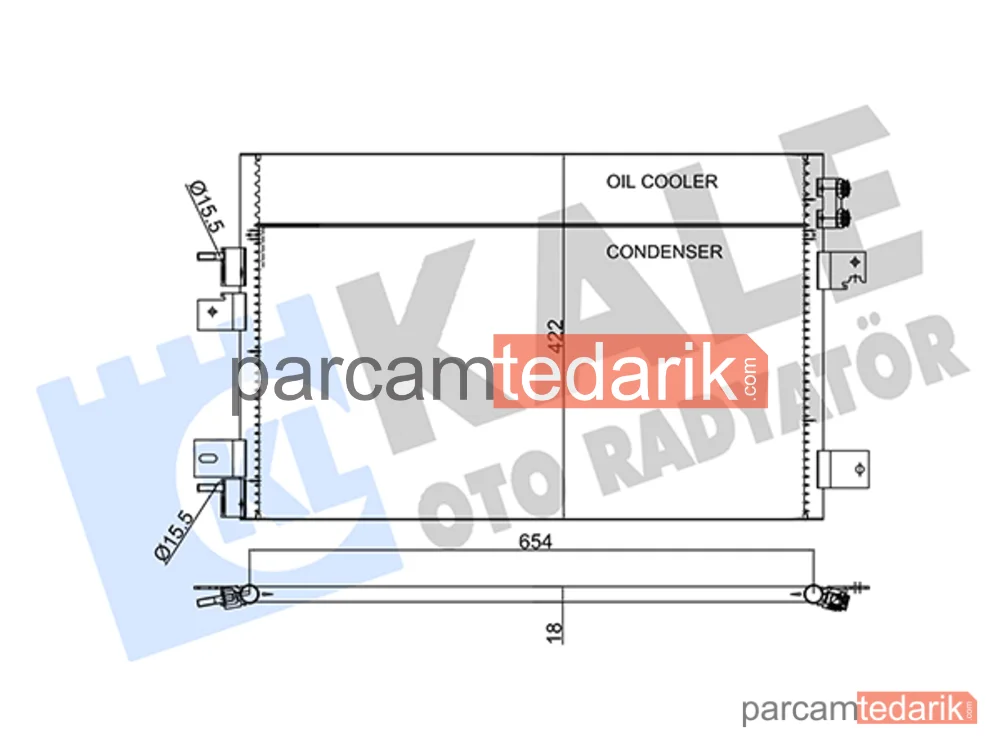 345640 | Klima Kondenseri — Jeep Compass, Chrysler Sebring, Chrysler Sebring Cabrio