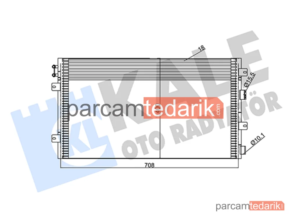 345645 | Klima Kondenseri — Chrysler Sebring