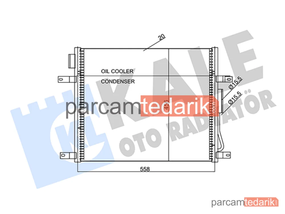 345660 | Klima Kondenseri — Jeep Grand Cherokee II