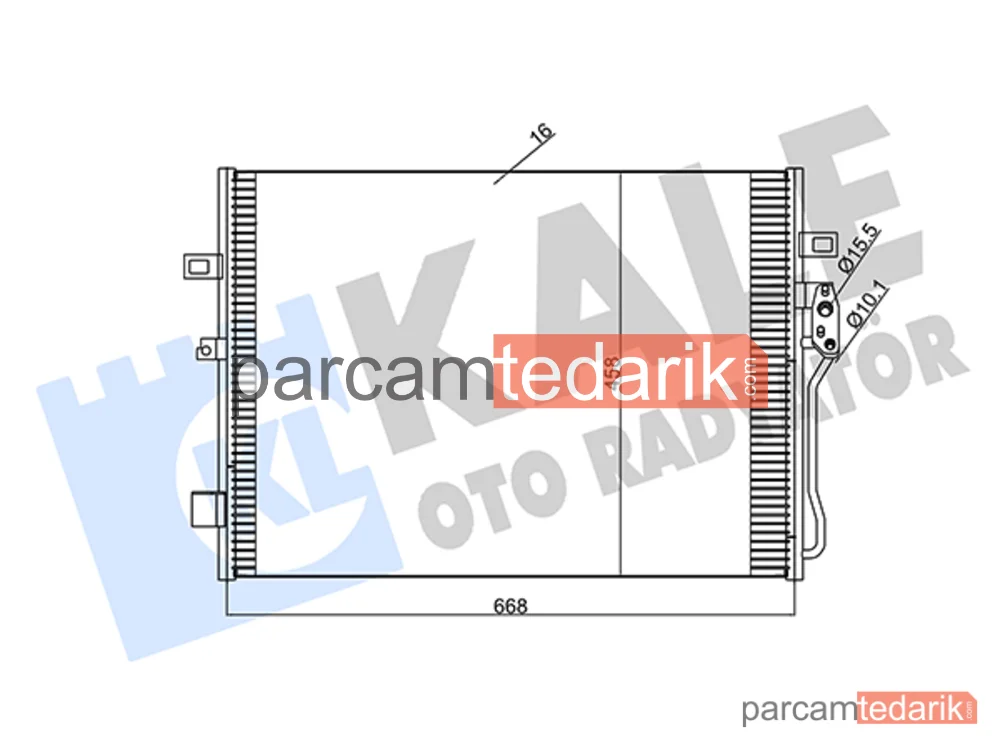 345680 | Klima Kondenseri — Fiat Freemont, Dodge Journey
