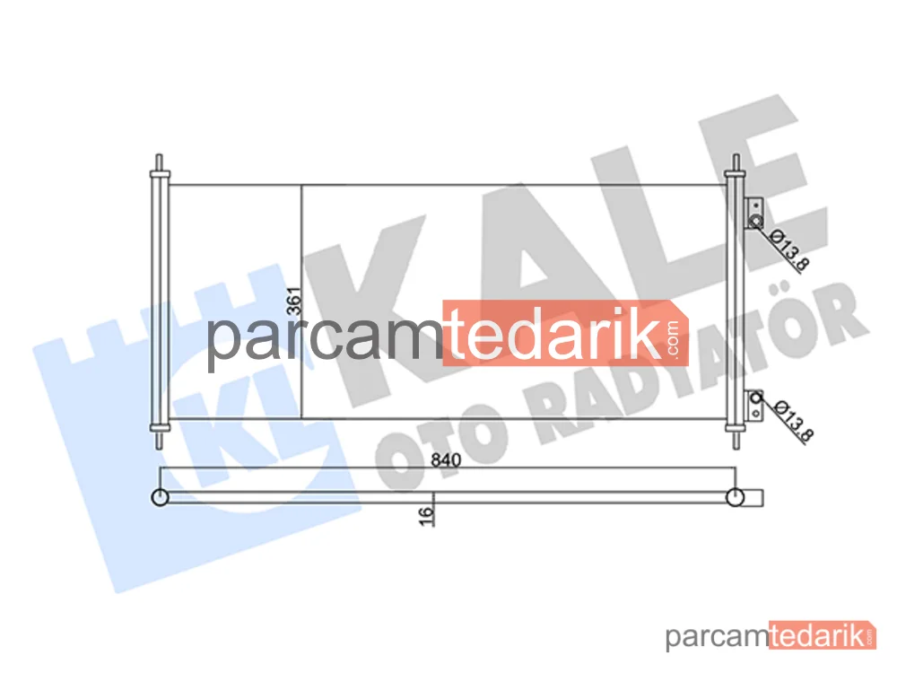 345690 | Klima Kondenseri — Ford Transit