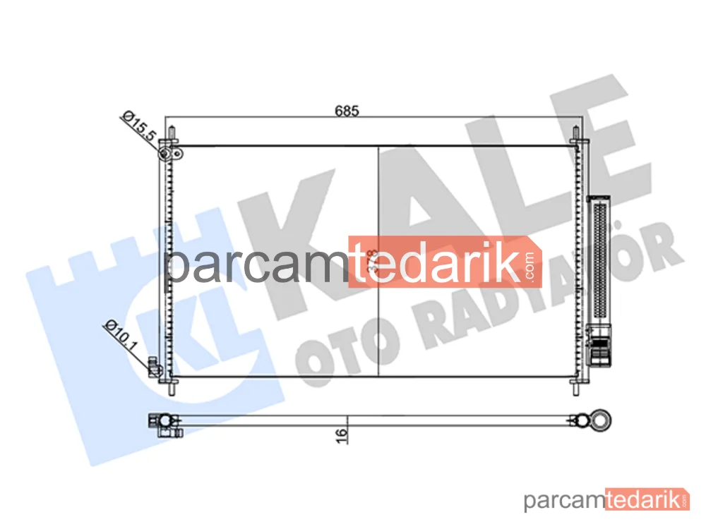 345720 | Klima Kondenseri