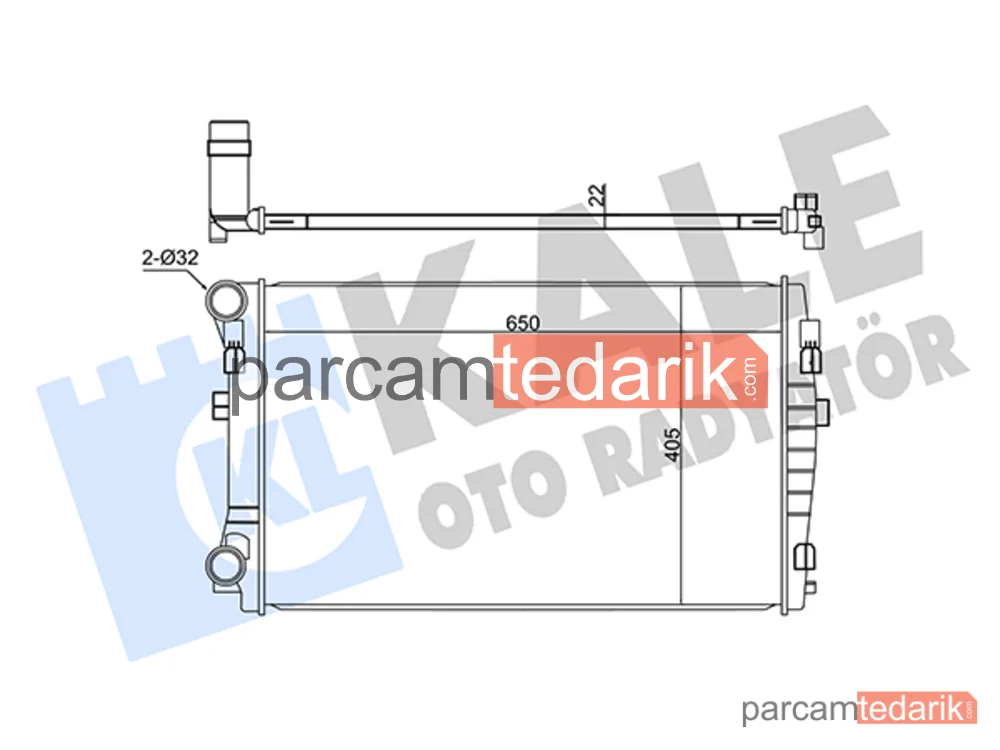 345840 | Su Radyatörü — Audi A3 Limousine, Audi A3, Seat Leon ST