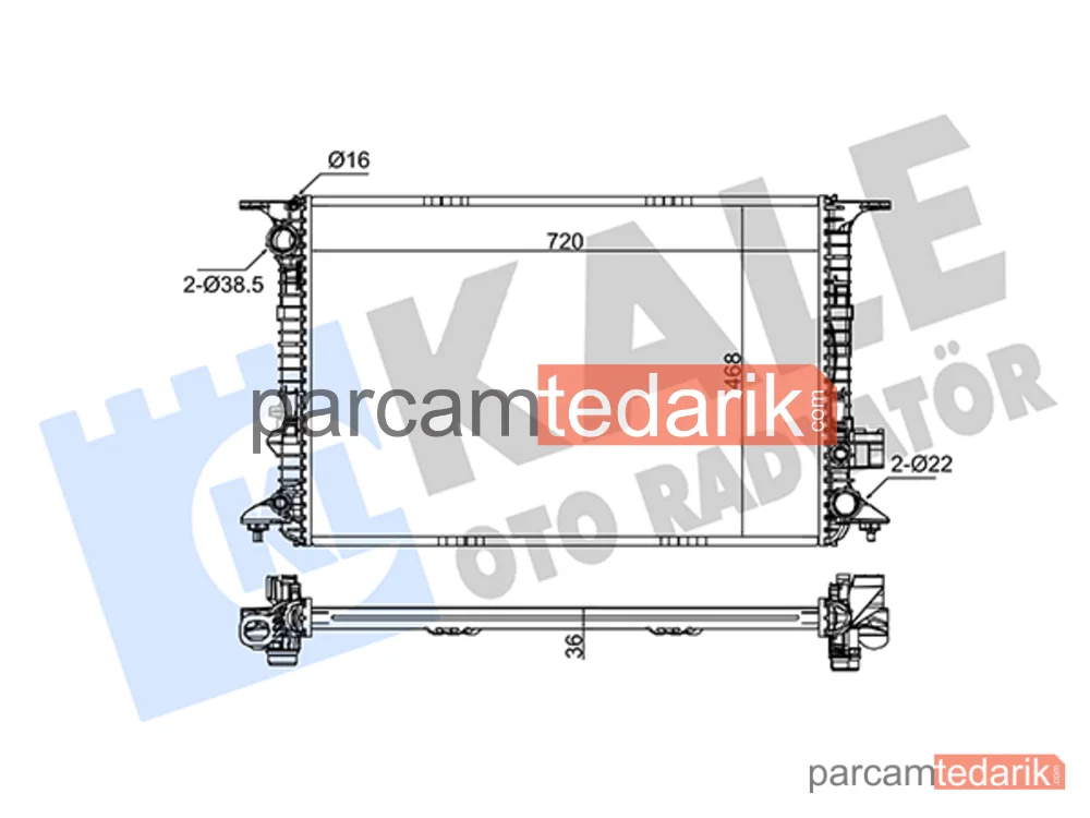 345855 | Su Radyatörü — Audi A8 D4
