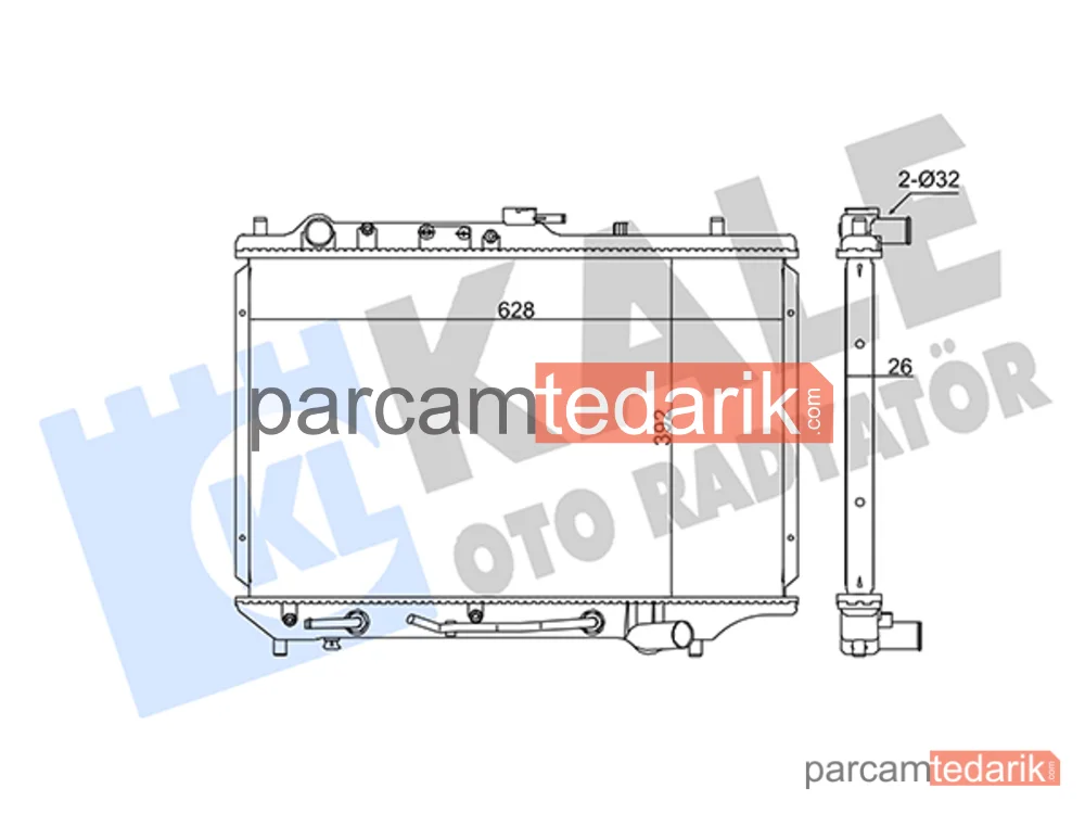 345960 | Su Radyatörü — Mazda 323 F IV, Mazda 323 S IV