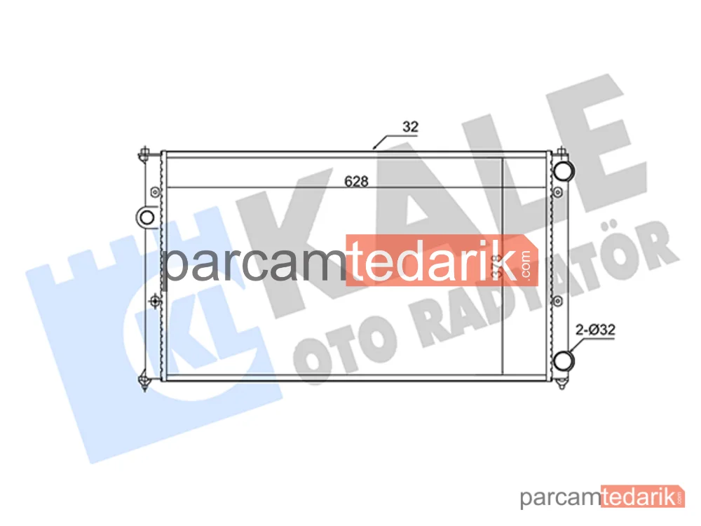 346055 | Su Radyatörü — Seat Ibiza II, Seat Cordoba, Seat Cordoba Vario