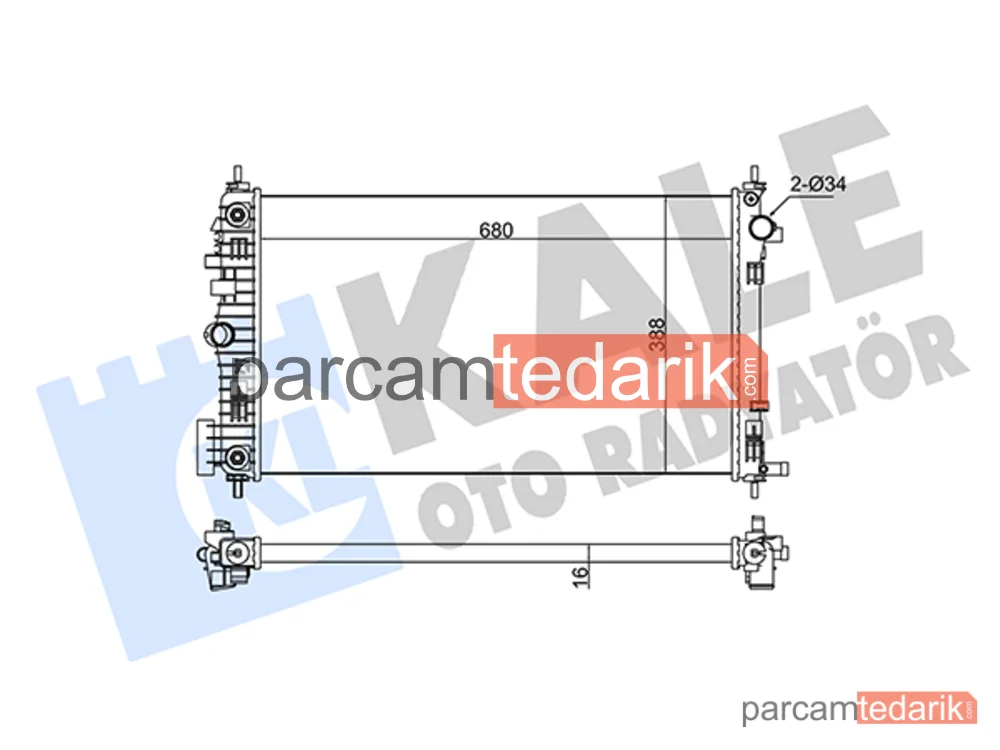 346185 | Su Radyatörü — Opel Insignia A