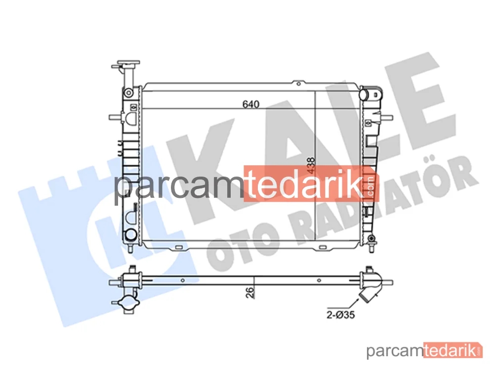 346235 | Su Radyatörü — Kia Sportage II