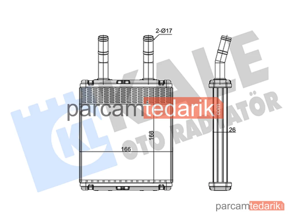 346380 | Kalorifer Radyatörü — Hyundai Accent II, Hyundai Getz, Hyundai Accent I