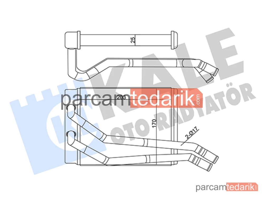 346555 | Kalorifer Radyatörü — Hyundai Santa FÉ I