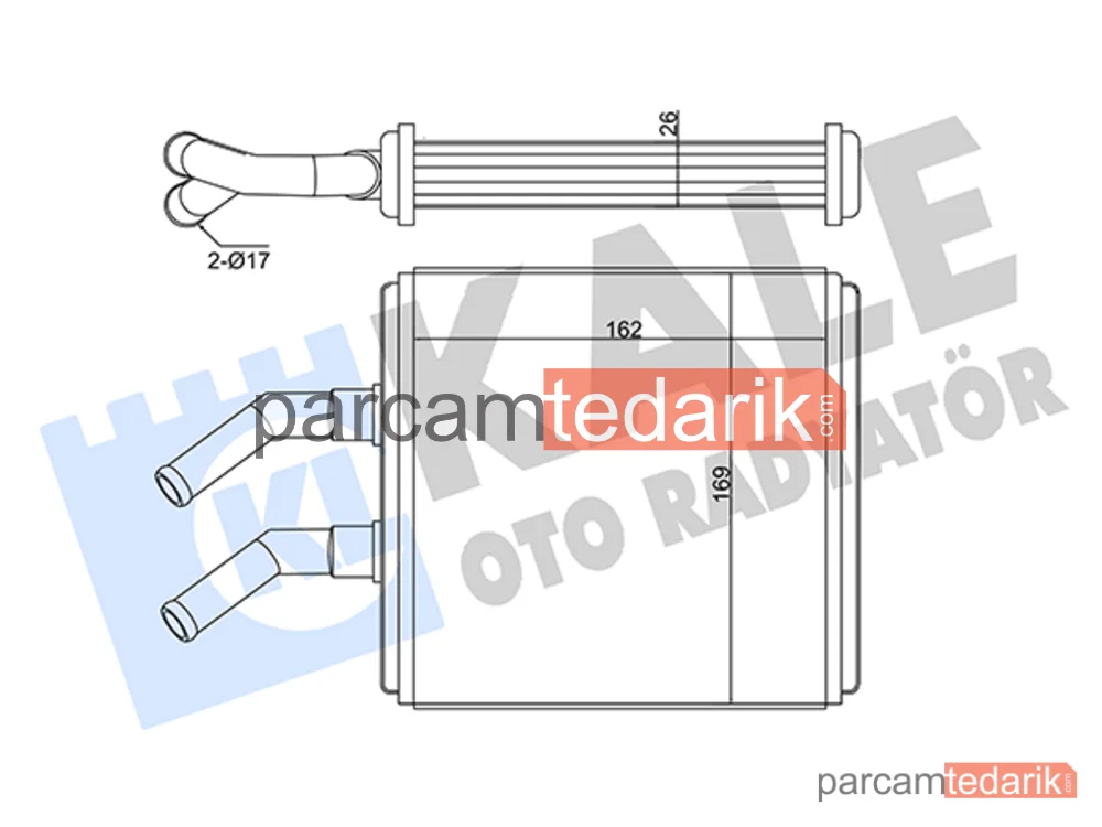 346585 | Kalorifer Radyatörü — Kia Rio I