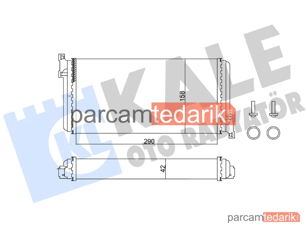 346790 | Kalorifer Radyatörü — Mercedes-Benz 190