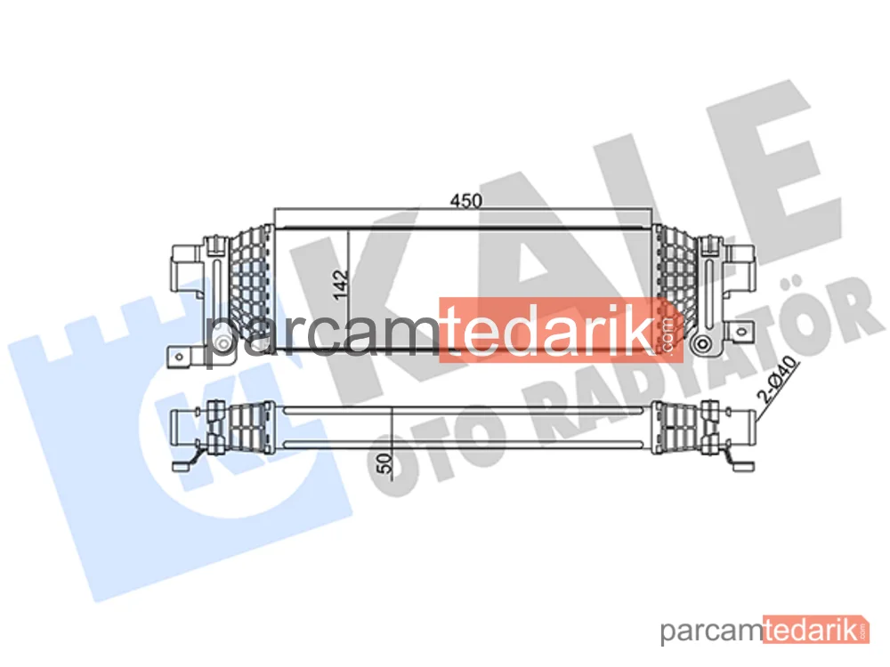 346800 | Turbo Radyatörü — Ford Fusion, Ford Fiesta V
