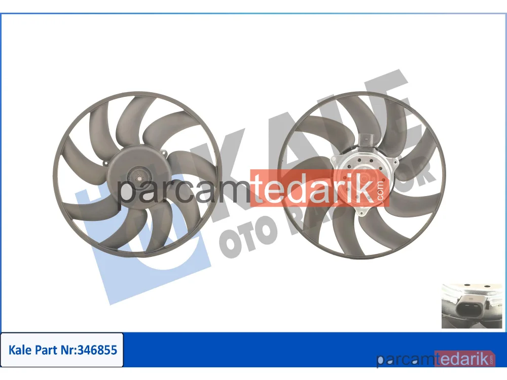 346855 | Soğutma Fanı — Audi A5, Audi A5 Cabrio, Audi A4 B8
