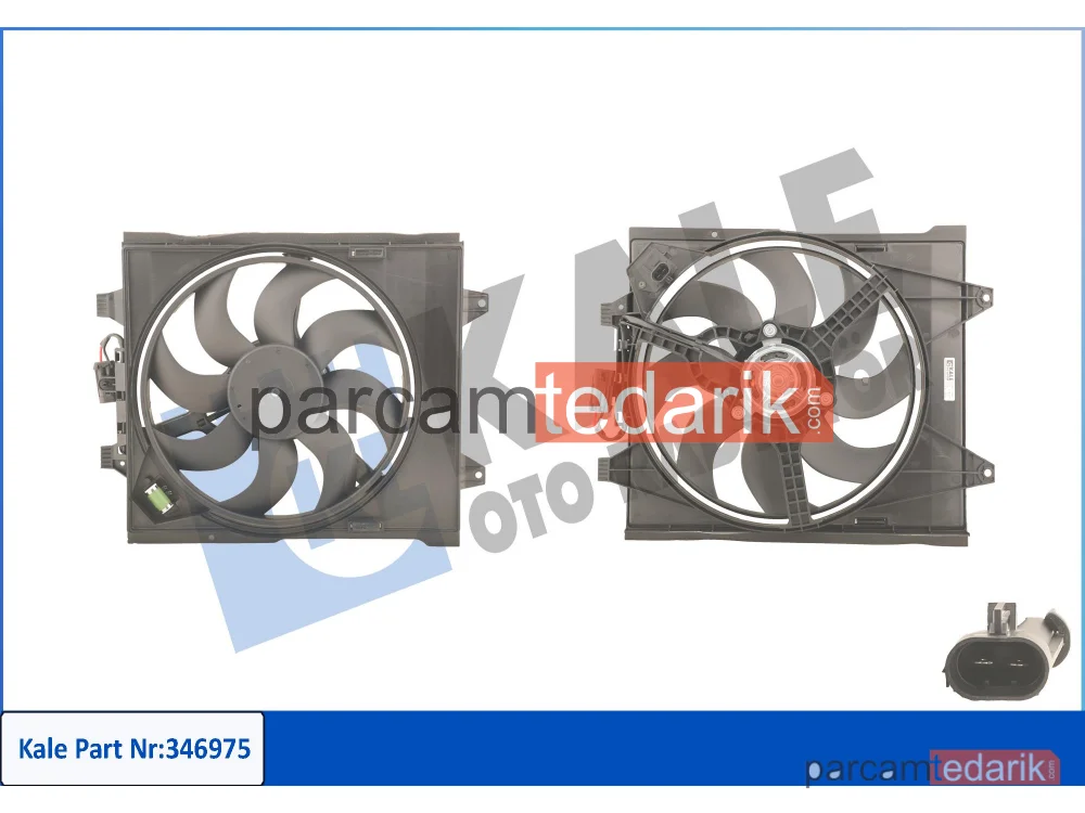 346975 | Soğutma Fanı — Abarth 500 / 595 / 695, Fiat 500, Fiat 500 C
