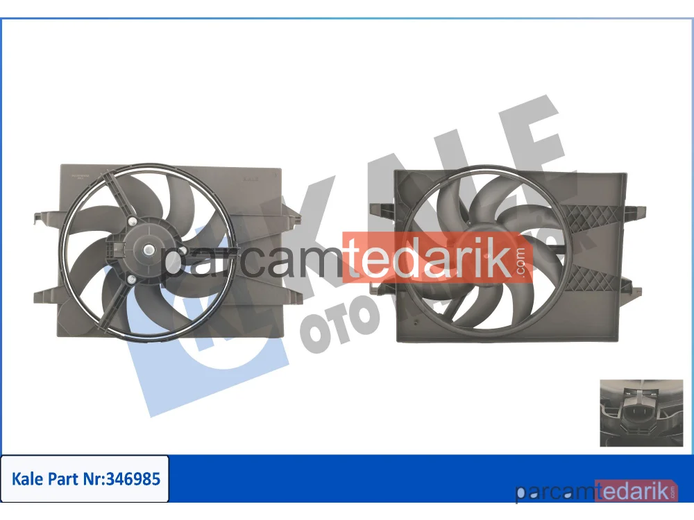 346985 | Soğutma Fanı — Ford Fusion, Ford Fiesta V, Mazda 2