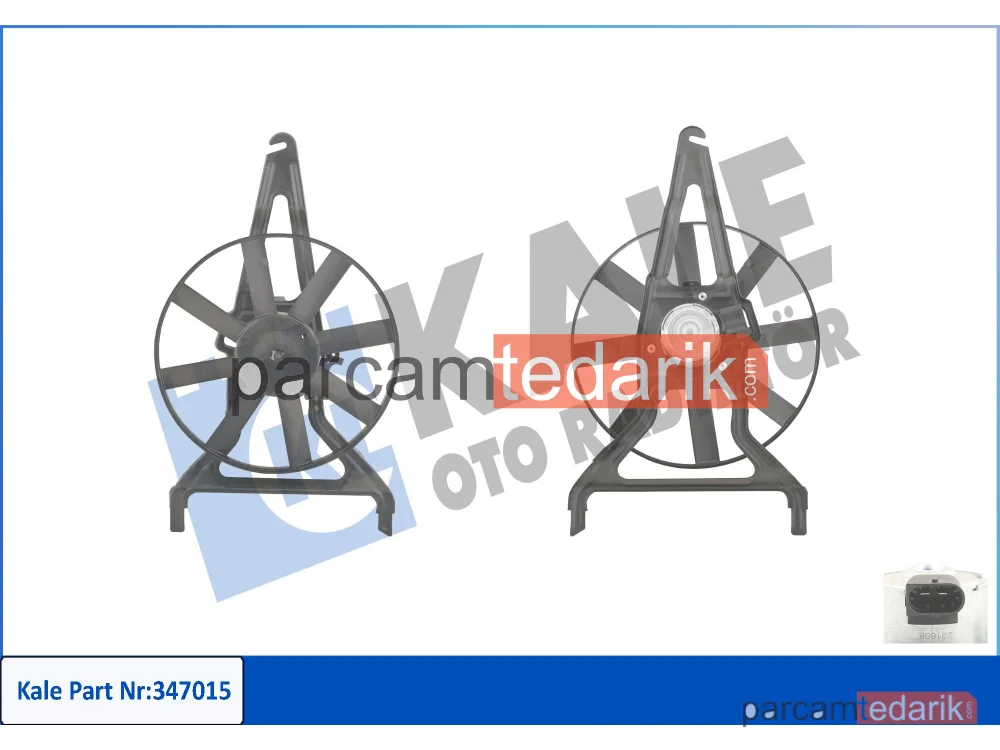 347015 | Soğutma Fanı — Peugeot 106 I, Citroen Saxo