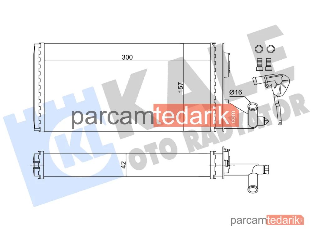 347095 | Kalorifer Radyatörü — Iveco Daily II