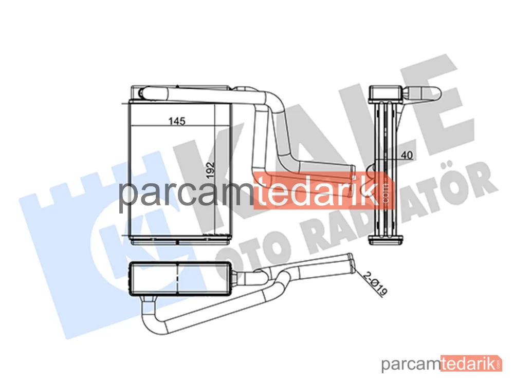 347130 | Kalorifer Radyatörü — Ford Mondeo I, Ford Mondeo II, Ford Mondeo III