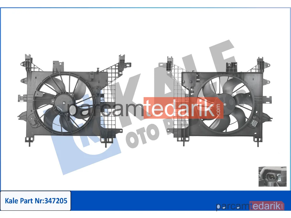 347205 | Soğutma Fanı — Dacia Duster, Dacia Duster Kasa/suv, Renault Duster