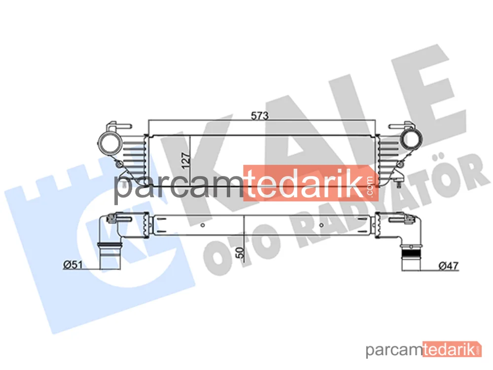 Turbo Radyatörü — Fiat 500L, Fiat Tipo, Fiat Egea - 347245