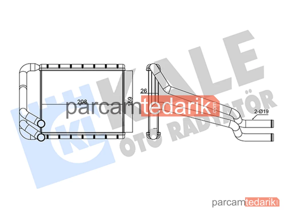 347350 | Kalorifer Radyatörü — Hyundai i30 Coupe, Kia Ceed, Hyundai i30